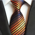 In Stock Tie Father's Day Gift Woven Tie 8 cm Yarn-Dyed Business Casual Tie Men's Wholesale.