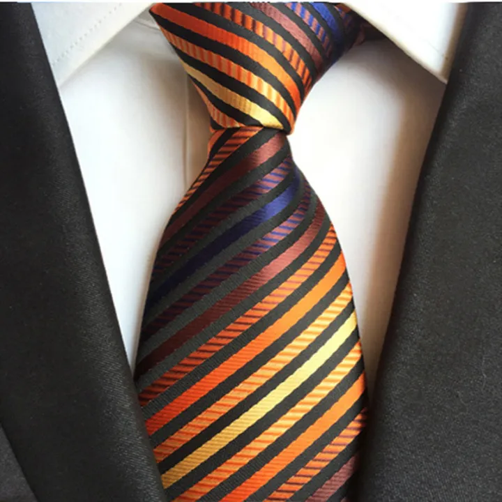 In%20Stock%20Tie%20Father's%20Day%20Gift%20Woven%20Tie%208%20cm%20Yarn-Dyed%20Business%20Casual%20Tie%20Men's%20Wholesale%20-%20Image%204