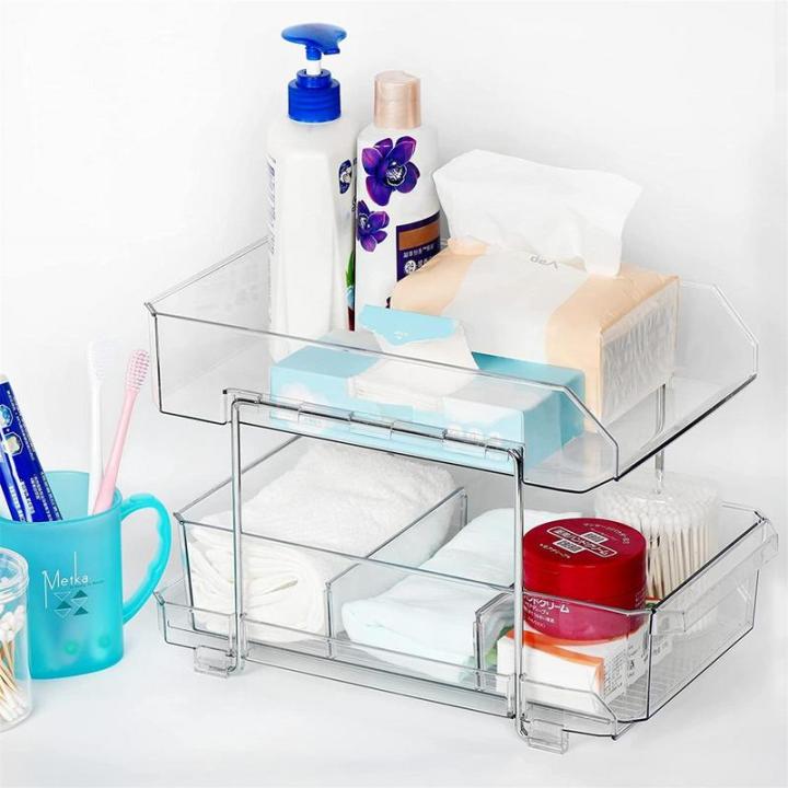 Under%20Sink%20Storage%20For%20Bathroom%202%20Tier%20Pull%20Out%20Organizer%20Shelf%20Storage%20Drawer%20Bathroom%20Vanity%20Counter%20Organizing%20Tray%20Clear%20-%20Image%204