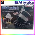 Miyako Egg Beater & Hand Mixer with Dough Hooks in a Storage Case | 5 Speed Setting | Model : HM-6669CX | Colour : Black & Silver. 