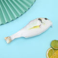Pencil Bag Carp Pen Bag Realistic Fish Shape Make-up Pouch Pen Pencil Case With Zipper Back To School Pencil Pouch Pen Bag.