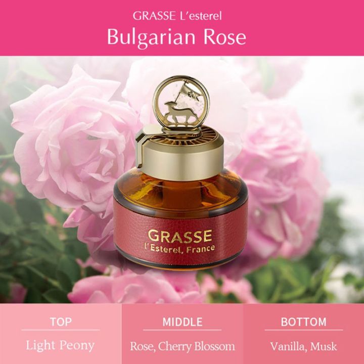 Bullsone Grasse L'esterel, 100% Natural Car Air Fresheners, Luxury Car Perfume