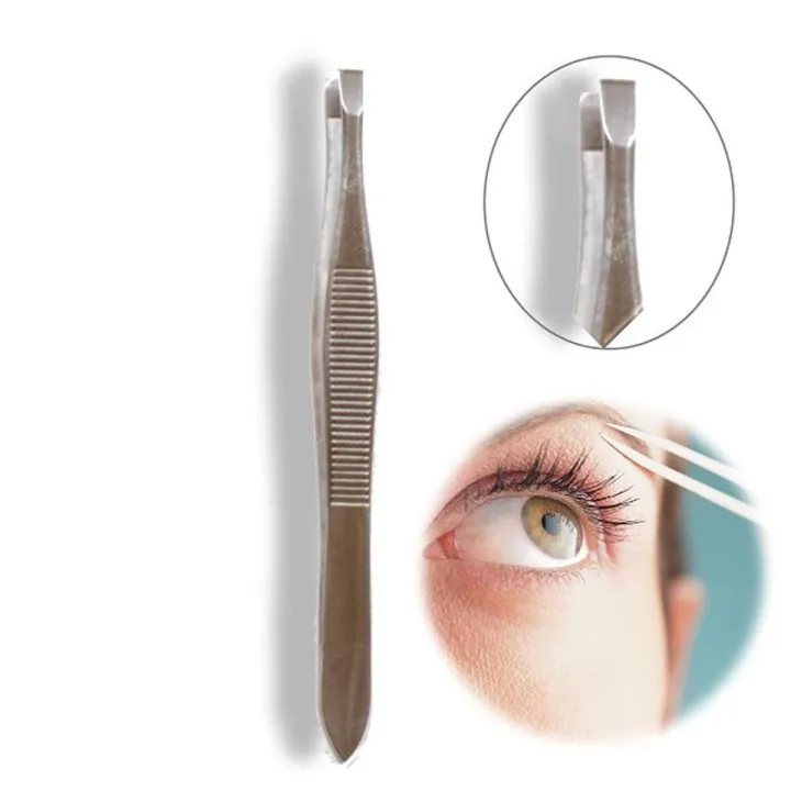 Hair Pick Tweezer & Plucker for  Eyebrows /Facial Hair / Upper Lip // Nose Blackhead Remover.