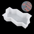Three Wave Shape DIY Brick Mould Path Maker Concrete Molds Garden Pavement Mold Road Path Paving Brick Mould for Patio Lawn Garden. 