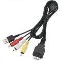 USB AV Cable for Sony VMC-MD2 Cyber-shot DSC-HX1 DSC-HX55 DSC-T500 RCA DSC-H20 DSC-W290 DSC-W220 DSC-W210.