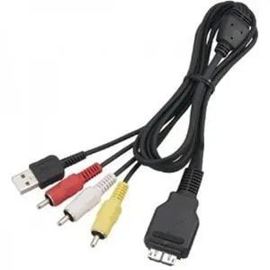 USB AV Cable for Sony VMC-MD2 Cyber-shot DSC-HX1 DSC-HX55 DSC-T500 RCA DSC-H20 DSC-W290 DSC-W220 DSC-W210