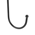 BRADOO-Coffee Mug Rack,Wall Mounted Coffee Cup Holder with Flexible Hooks,for Mugs,Teacups,Kitchen Utensils(16 Inch/Black). 