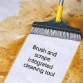 2 in 1 Brush, Magic Broom Brush Floor Brush Scrubber with Long Handle.