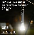 LED Portable Torch Light With Desk lamp Super Bright Zoomable 3Modes Type-C Rechargeable SmilingShark SD1011. 