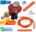 LPG Gas Safety Regulator Auto Shut Off with Leak Detection â Pipe & Clamp Asthaa Package for Cylinder, 1 Year Warranty | Superstar.