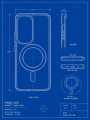 For Tecno Spark 40 Pro Plus MagSafe Compatible Shockproof Transparent Slim Fit Wireless Charging supported Phone Back Case Mobile-E_Store.
