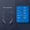 NAMUNY 100 Hours Bluetooth Earphones Stereo Wireless Bluetooth Headphones Neckband Noise Cancelling Sports Running Headset,S650.