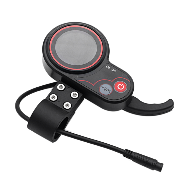 LH100 Dashboard 60V Electric Scooter LCD Display Throttle Meter LH100 LCD Display 6PIN for Electric Scooter/Ebike LCD Display Speedometer