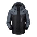 Outdoor Hiking Waterproof Winter Jacket For Men Also Warm Windproof Snowboarding Coat. 