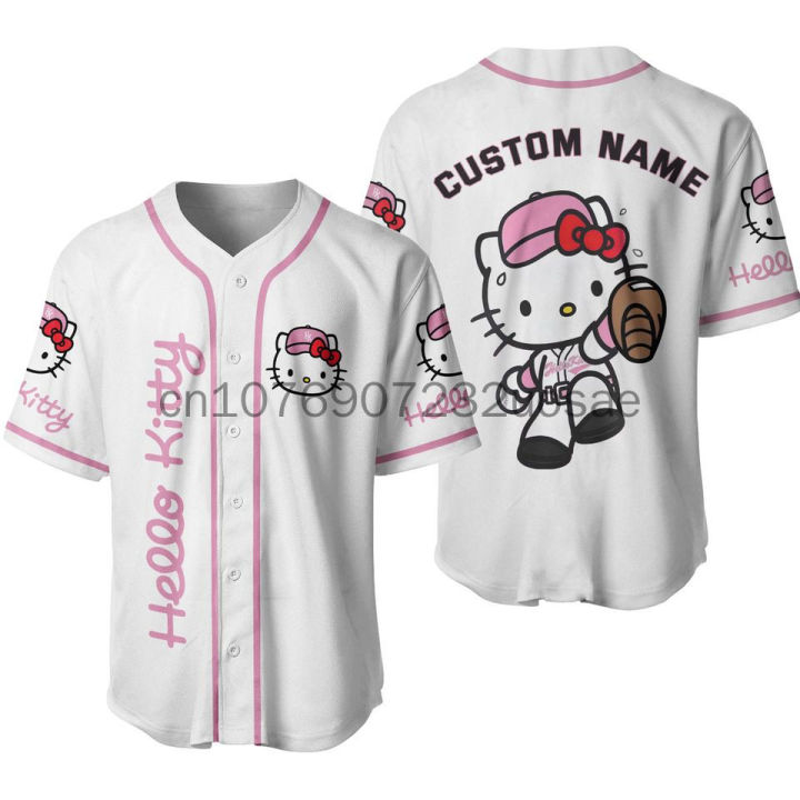 New%20Hello%20Kitty%20Baseball%20Lovely%20Personalized%20Cartoon%20Print%20Baseball%20Jersey%20Shirts%20Outdoor%20Sports%20Casual%20Men%20Women%20Kids%20Tops%20-%20Image%203