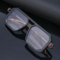 Square Sunglasses For Men Women Blue Light Blocking Shades UV400 Sun Glasses Luxury Thick Frame Eyeglasses Driving Eyewear. 