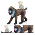 2021 Simulation Children Cognitive Educational Toys Wild Animals Orangutan Monkeys Apes Moveable Dolls Kids Collection Toy Gifts. 