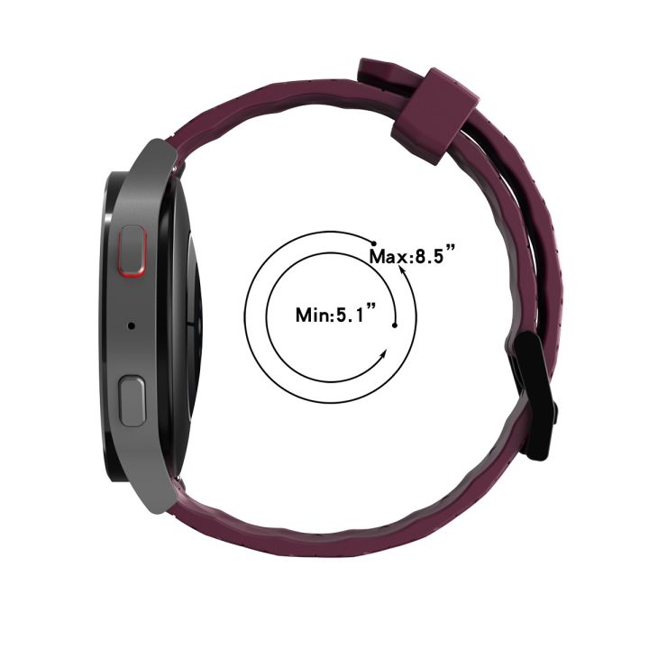 (New)%20For%20Amazfit%20GTR%2047mm%2022mm%20Perforated%20Two-Color%20Silicone%20Watch%20Band%20-%20Image%206