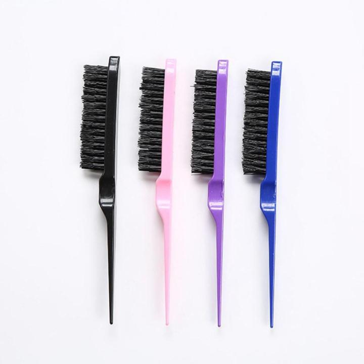 【DM bag factory Store】1 Pcs Professional Brushes Comb Teasing Back Combing Hair Brush Slim Line Styling Tools 4 Colors Wholesale