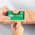 Level Tool Vertical Aluminum Alloy Mini Durable Small Bubble Level for Desk Woodworking Phonograph. 