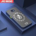 JIUMOO For Samsung J5 2015 Samsung J5008 Samsung J5009 Case Fashion Tide Brand Frosted Transparent Back Cover Lens Camera Protect Phone Case Silicone Edge Full Cover Casing Hard Cases. 