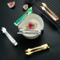 Stainless Steel Ice Cube Clip Sugar Tong Bar Ice-Cube Picker Clamp Coffee Tea Food Serving Tool BBQ Clips Kitchen Accessories.