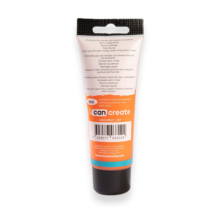 Mont%20Marte%20Acrylic%20Color%20Paint%2075ml-Orange%20-%20Image%202