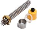 Immersion Heater Diameter 1.5 or 2 Inch Power 3/4.5/6/9/12 Kilowatt Brass Head With Socket For Water Tank. 