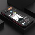 ZCSIBORUI for Realme C21Y/Realme C25Y New Anime Uzumaki Naruto Square Edge Pattern Design Liquid Silicone Shockproof Phone Cases.