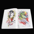 Traditional Tattoo Flash Book Stencil KOI Dragon God Fish Skull Hannya Gril Elephant Bano Tattoo Accessories Body Art Books. 