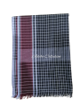 Black Color Check 4 Hand Towel (Gamcha) -. 