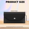 PU Leather Cash Envelope High-quality Reusable Portable Money Pouch Eco-friendly Soft-touch Budget Wallet for Personal Finance.