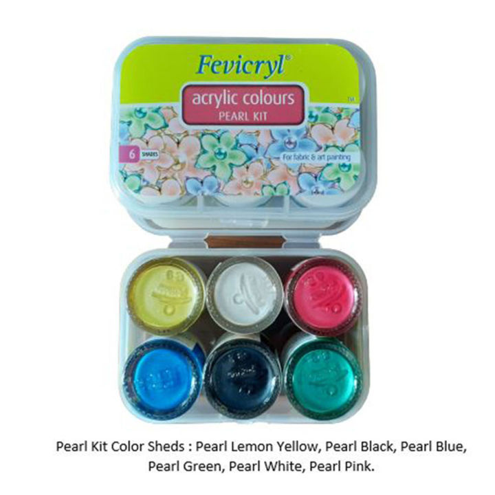 Acrylic Colour- Pearl Kit 60 ml