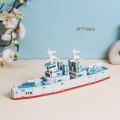 3D Ship Puzzle Assembled Paper Dragon Boat Battleship Jigsaw Children Early Learning Educational Toys Gift. 