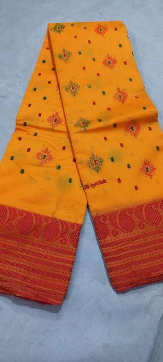 Gaye%20Holuder%20Sari%20-%20Tater%20Half%20Silk%20Sharee%20-%20Kom%20Dame%20Valo%20Maner%20Tat%20Shari%20-%20Budget%20Friendly%20Shares%20-%20Tat%20Share%20-%20%20Holuder%20Sharees%20-%20Biyar%20Gaye%20Holuder%20Saree%20-%20Paka%20Rong%20-%2012%20Hand%20Saree%20-%20Image%205