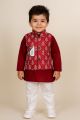 Most demanding Kids party panjabi set - 3 pcs panjabi set with panjabi , koti and trowser.