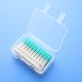100pcs /Set Silicone Interdental Brushes Super Soft Dental Cleaning Brush Teeth. 