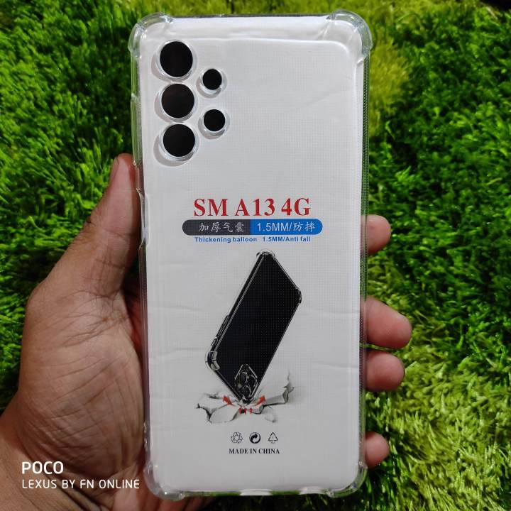 For Samsung Galaxy A13 4g Clear Cover Soft Thin Anti-Scratches Crystal Case(Transparent)