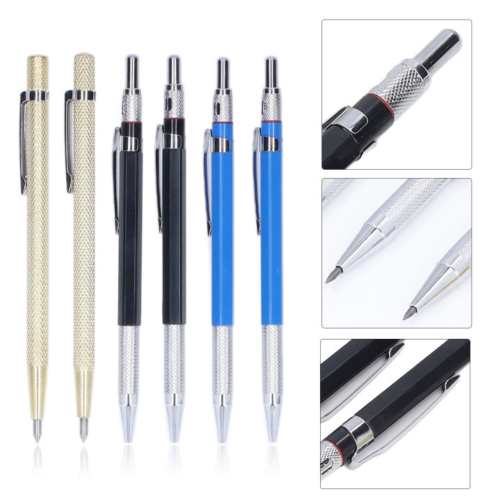 Carpenter%20Pencils%20Kit,%20Knurled%20Design%20Carpenter%20Scriber%20Marking%20Kit%20for%20Hardened%20Steel%20-%20Image%204