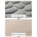 3D Non Slip Bathroom Mat Cobblestone Embossed Bath Mats Memory Foam Absorbent Doormat Carpet Door Floor Mats Machine Washable Quick Drying Door Rug Indoor Bathroom Accessories. 
