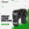 Everlast Leather Boxing Gloves - 1 Pair - Fitness Mart. 