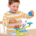 【HOT】 Montessori Math Cartoon Frog Cat Design Number Balance Scale Counting Game Kids Early Educational Learning Toys. 