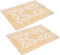 Golden Patterned Table Mat 6 Pieces. 