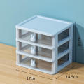 Two Layer Makeup storage box Stationery Storage Box Three Layer plastics Plastic storage organizer Drawer divided storage box. 