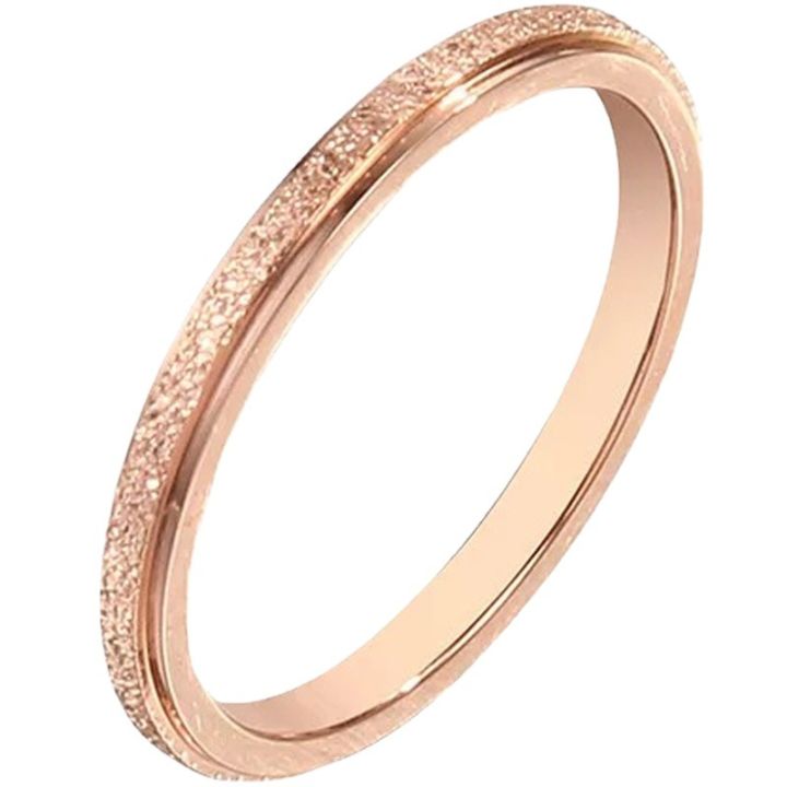 Net%20red%20Tiktok%20titanium%20steel%20frosted%20female%20lovers%20rose%20gold%20pressed%20sand%20pair%20end%20ring%20index%20finger%20ins%20jewelry%20-%20Image%205