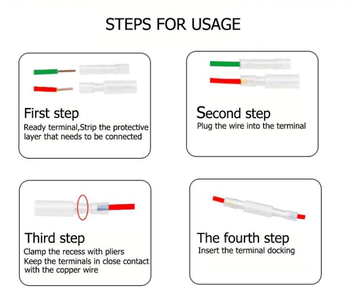 4pcs%20Male%20Female%20Connector%20Crimp%20Terminal%20Red%20Electrical%20Wire%20Terminals%20Nylon%20Connectors%20-%20Multi%20Plug%20-%20Image%204