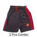 Football Half Pant 2 Pcs Combo. 