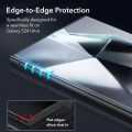 ESR for Samsung S24 Ultra Screen Protector for Galaxy S24 Ultra 9H Full Coverage with Fingerprint Unlocking Tempered Film Set. 