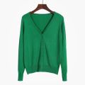 Ladies Jumper Woman Coat Tops Knitted Long Sleeve V-Neck Loose Size 4xl 5xl 6xl Casual Woman Cardigan Sweater.