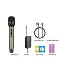 Shengfu CP-113CD Professional Rechargeable UHF Wireless Interview, journalism Microphone black.